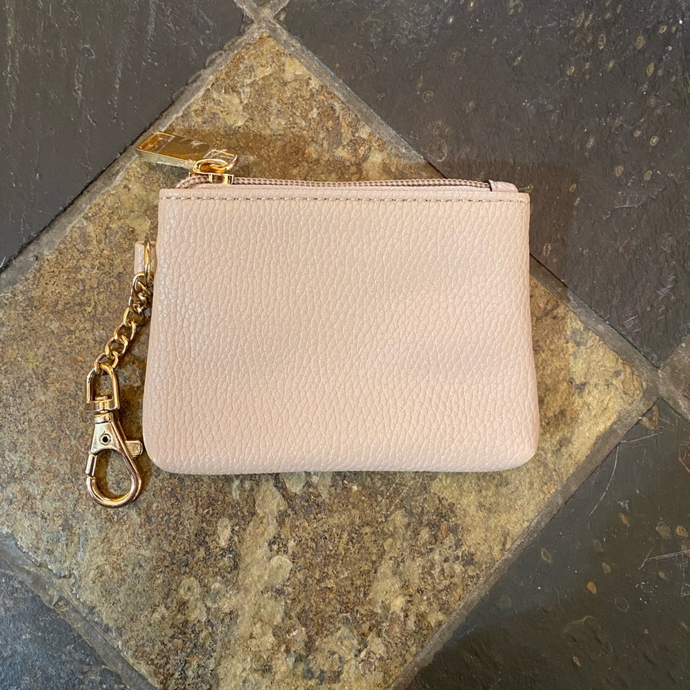 Aldo beige coin purse